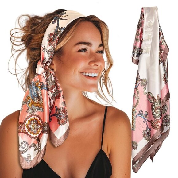 Wide Satin Headbands for Women - Non-Slip, 20+ Styles, Boho, Gift main image 6